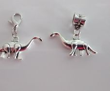 Dinosaur Charm - Pandora Style / Lobster Clasp