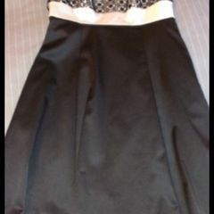 Black dress with cream from Redherring (Debenhams)
