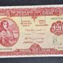 Ireland 20 pound Lady Lavery 1975 Banknote Image 2