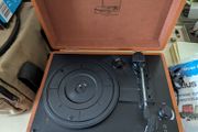 Vintage Suitcase Turntable Record Player