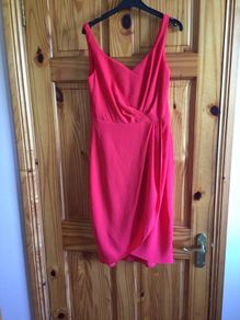Bnwts W/ Defect Ladies Coast Red Dress size 12 including Postage