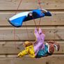 RARE Vintage  Collectible VERONESE 1997  Clown on a Glider Mobile Image 6