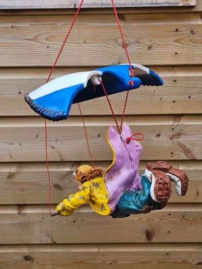 RARE Vintage  Collectible VERONESE 1997  Clown on a Glider Mobile