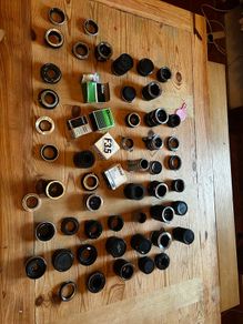 vintage camera lens adapters and multipliers