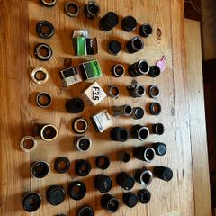 vintage camera lens adapters and multipliers