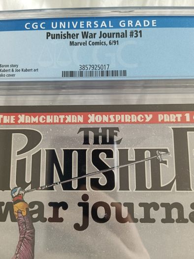 Punisher War Journal Issue 31 CGC 9.4 Certified Graded Comic Framed Marvel
