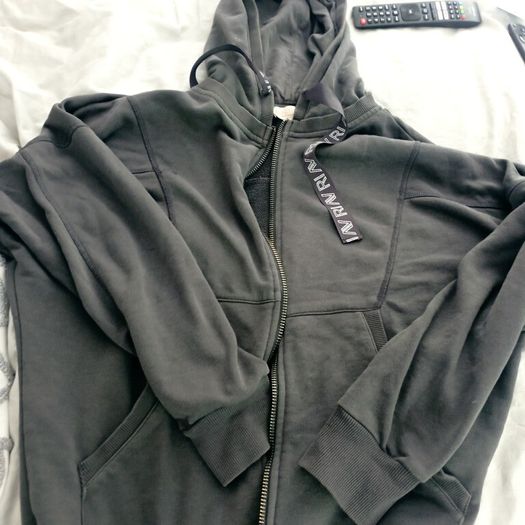 River Island Grey Zip Hoodie