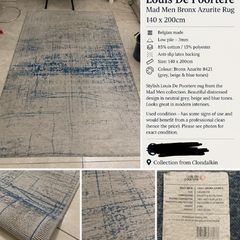 Louis De Poortere Mad Men Bronx Azurite Rug