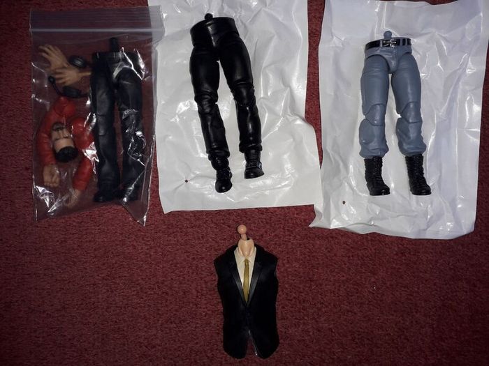 WWE Elite Build A Figure Pieces