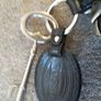 Black Fossil Leather Handbag Image 2