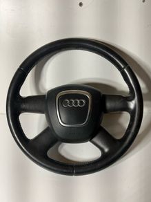 Steering wheel 8R0419091 8P7880201E airbag 4 spokes leather Audi A3 8P 8R 2010 a1l2b34s