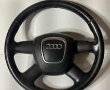 Steering wheel 8R0419091 8P7880201E airbag 4 spokes leather Audi A3 8P 8R 2010 a1l2b34s