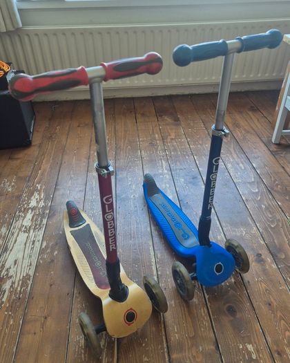 Globber kids scooters x 2