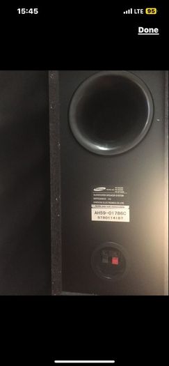 samsung HTX 250 subwoofer speaker