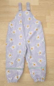 Kids rain dungarees 3-4years