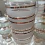 Vintage French liquor service set with mirrored serving tray Image 3
