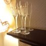 Waterford Crystal Irish  Lace Flute Glasses X 4 Image 3