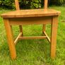 High back timber chairs solid wood heavy Image 3