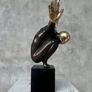 Large Diving Swimmer (38cm) - Bronze With Polished Accents Image 7