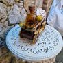 antique wooden car decanter set Image 7