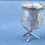 Miniature 19th century 800 silver chalice Image 4
