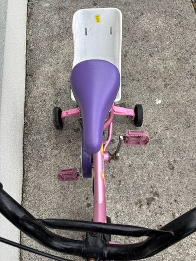 Kids Bike with Stabilisers - Pink & Purple