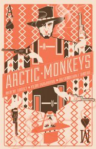 Arctic Monkeys - Cardiff 2011 - Rare Mini Print/Poster