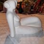 Female figurine made of white stone - Artistorika Made in Malta Image 5