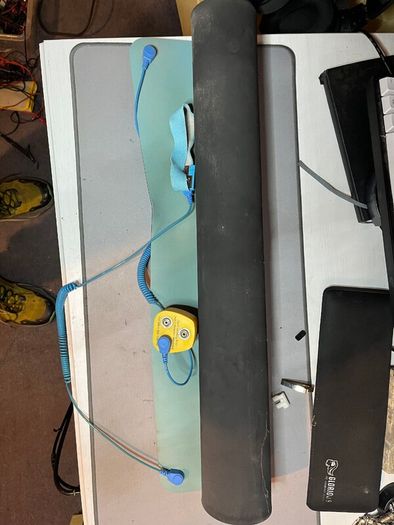 60 x 120cm ESD Anti-Static Work Mat with Wrist Strap & Earthing Plug
