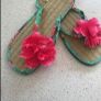 Bnwt flip flops size 7-8 accessories Image 3
