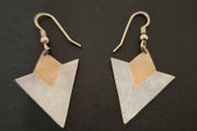 Sterling Silver &amp; Gold Earrings