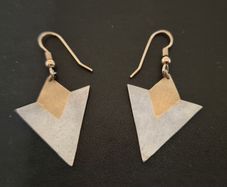 Sterling Silver & Gold Earrings
