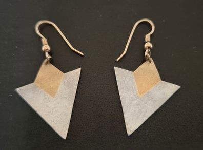 Sterling Silver & Gold Earrings