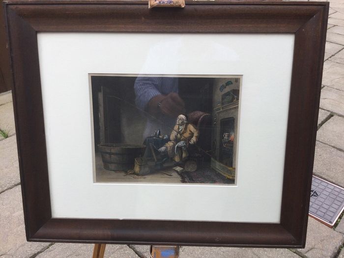 Art - Vintage Coloured Engraving ( H. Beckwith )