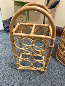 bamboo wine rack