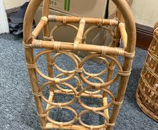 bamboo wine rack