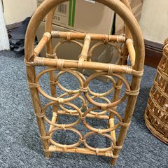 bamboo wine rack