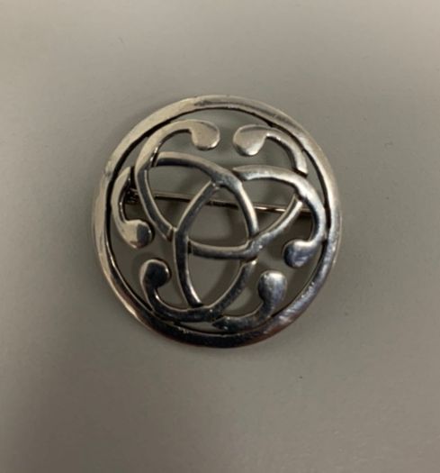 Sterling Silver Celtic Brooch