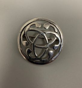 Sterling Silver Celtic Brooch