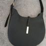Black faux leather Hand bag Image 2