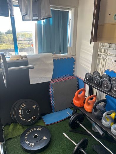weight cage in very good condition, with or without weight plates