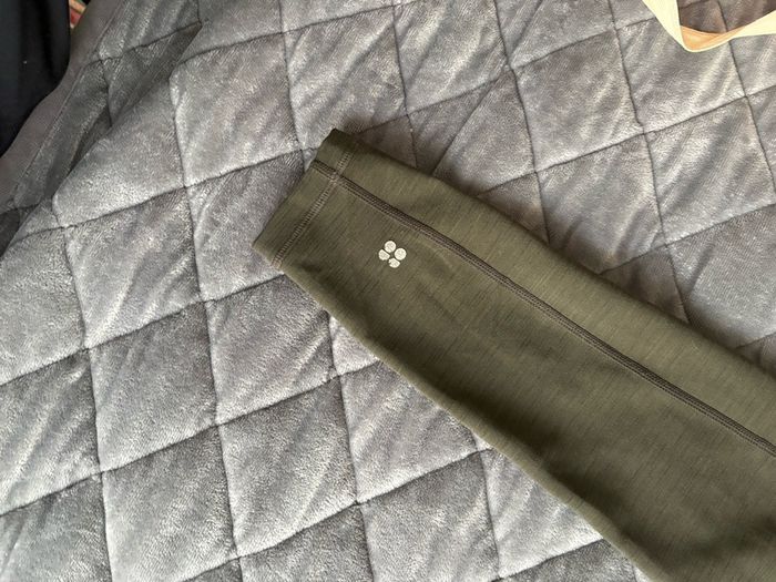 Sweaty Betty Power UltraSculpt High Waisted 7/8 Gym Leggings, Nori Green