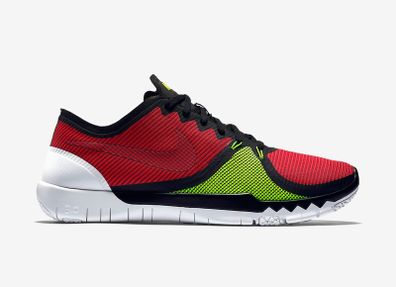 Nike Free Trainer 3.0 V4 Volt Team Red UK 11 / US 12