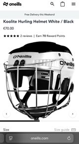 O Neill hurling/ camogie helmet, size S