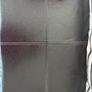 Bedside lockers (dark wood with faux leather top) Image 3