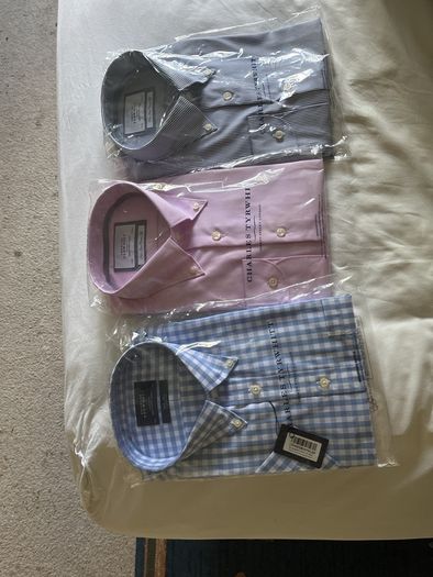 New Charles Tyrwhitt shirts non iron classic style. Size XL.