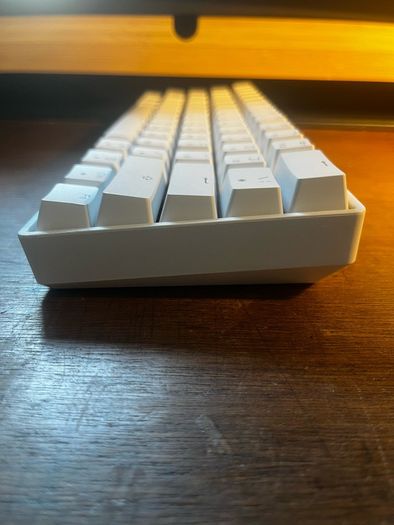 Gaming keyboard with custom lights