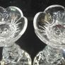 A Pair of Full Lead Crystal Noritake candlesticks Image 2