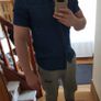 Muscle fit Medium size jumper & Denim short sleeve shirts Image 5