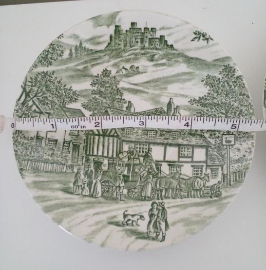 4 x Vintage Broadhurst Tea Plates